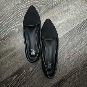 Classic Black Pointed Flats -